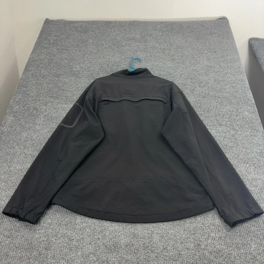 5 11 Tactical Jacket Mens Black Polyester Softshell Full Zip Utility Gorpcore